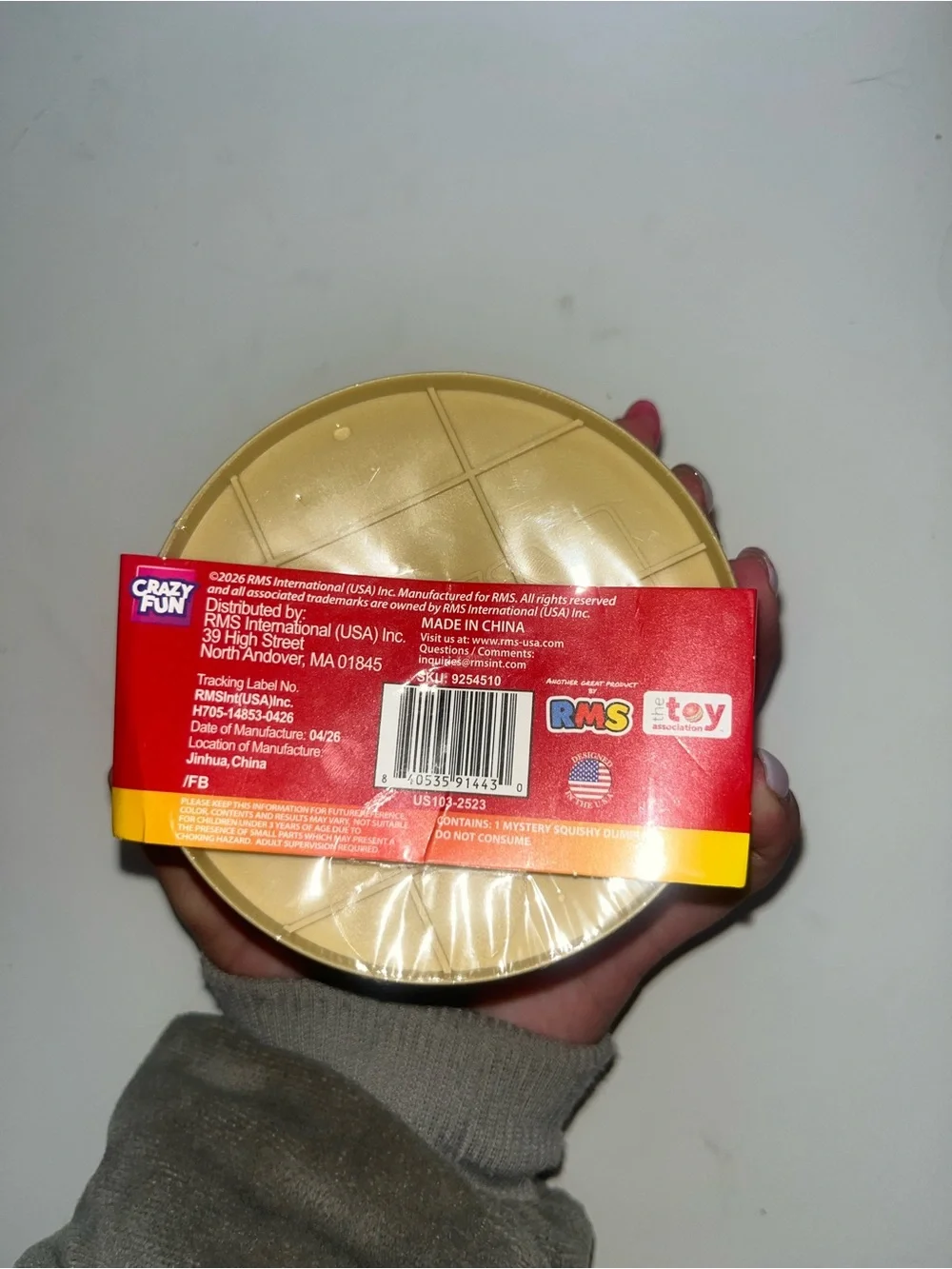 Mystery Dumpling Angry Glitter Edition Toy - Red Packaging